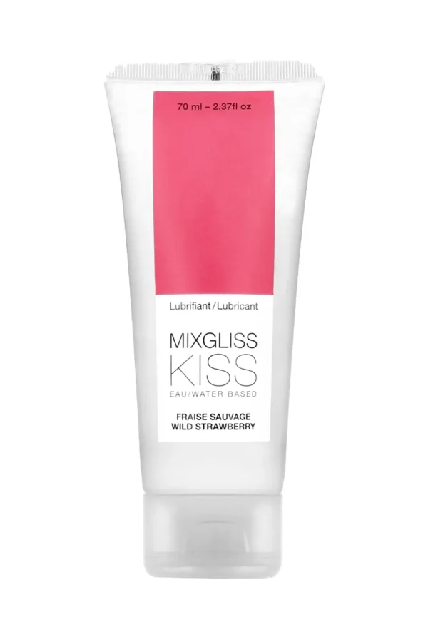 Mixgliss eau – Kiss fraise sauvage 70ml - 94edenstreet.com - sexshop en ligne