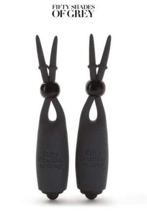 Pinces à tétons vibrantes Sweet Torture – Fifty Shades of Grey - 94edenstreet.com - sexshop en ligne