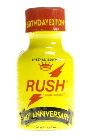 Poppers Rush Anniversary 40 ml - 94edenstreet.com - sexshop en ligne