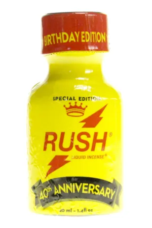 Poppers Rush Anniversary 40 ml - 94edenstreet.com - sexshop en ligne