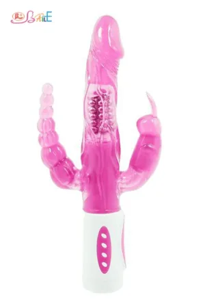 Vibro Pretty Bunny Triple Pleasure - 94edenstreet.com - sexshop en ligne