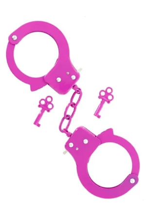 Menottes en métal coloré - 94edenstreet.com - sexshop en ligne
