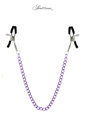 Chaine et pinces à seins Sweet Caress - 94edenstreet.com - sexshop en ligne