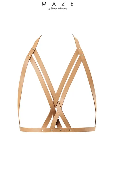 Harnais soutien-gorge marron – Maze