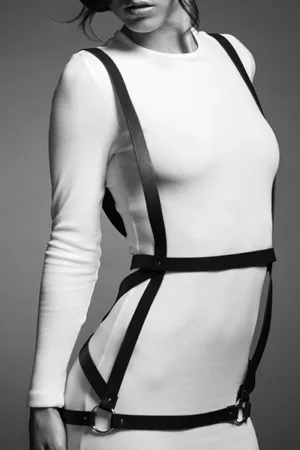 Robe harnais noire – Maze - 94edenstreet.com - sexshop en ligne