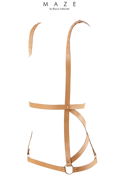Robe harnais marron – Maze