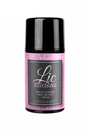Crème orale Lic-O-Licious – barbe à papa - 94edenstreet.com - sexshop en ligne