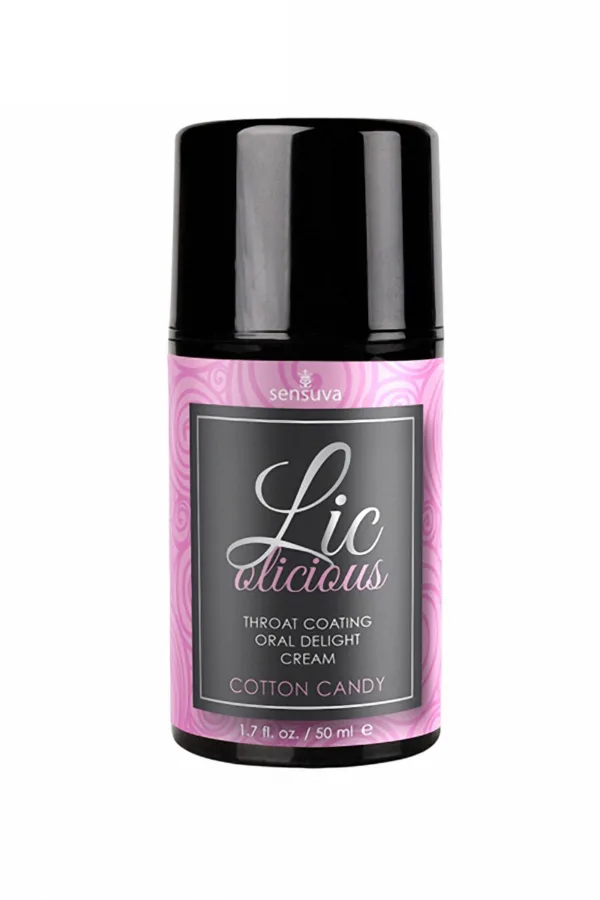 Crème orale Lic-O-Licious – barbe à papa - 94edenstreet.com - sexshop en ligne