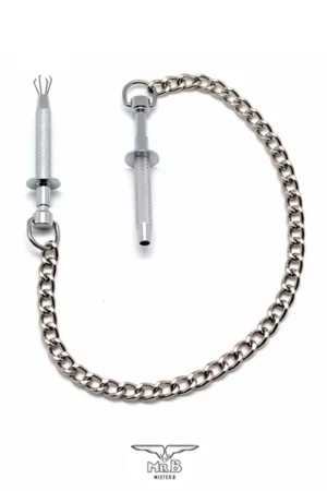 griffes à tétons avec chaine – Mister B - 94edenstreet.com - sexshop en ligne