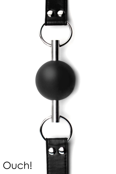 Solid Ball Gag noir – Ouch!