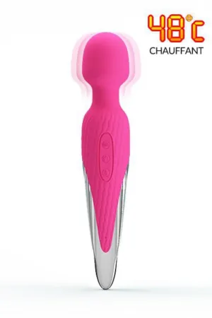 Vibromasseur wand chauffant - 94edenstreet.com - sexshop en ligne