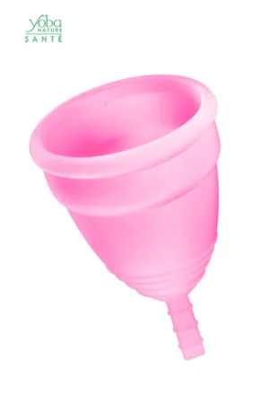 Coupe menstruelle Rose Yoba Nature - 94edenstreet.com - sexshop en ligne
