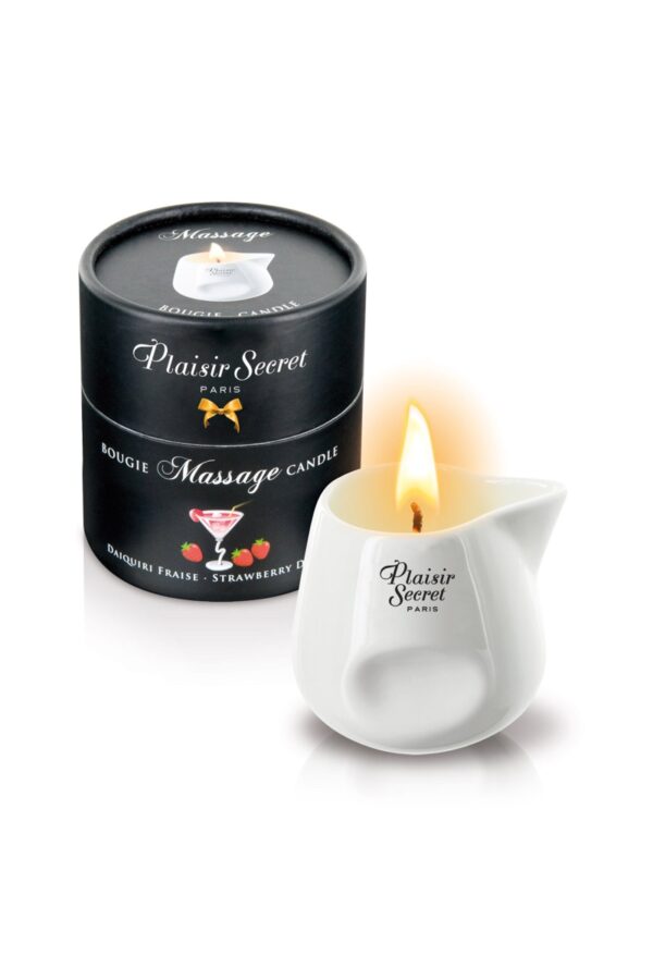 Bougie de massage – Daiquiri fraise - 94edenstreet.com - sexshop en ligne