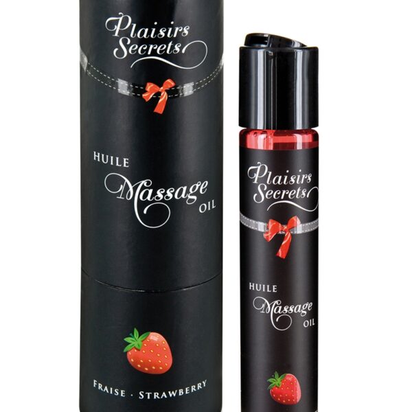 Huile de massage gourmande – Fraise