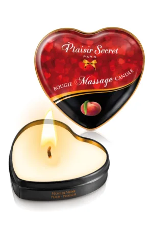Mini bougie de massage Pêche de vigne - 94edenstreet.com - sexshop en ligne