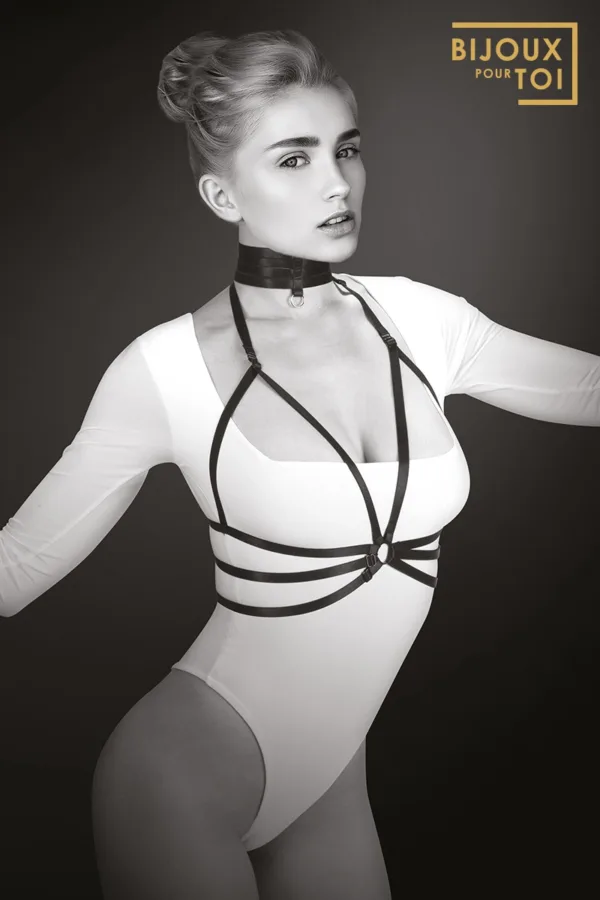 Harnais tour de cou Julia - 94edenstreet.com - sexshop en ligne