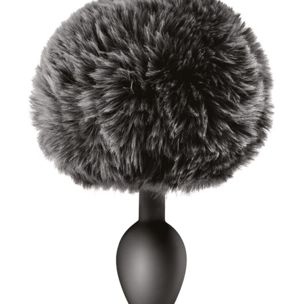 Plug queue de lapin – noir