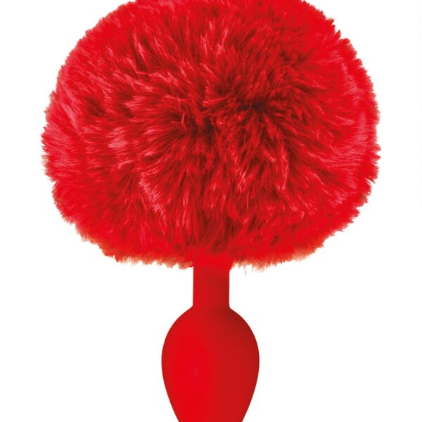 Plug queue de lapin – rouge