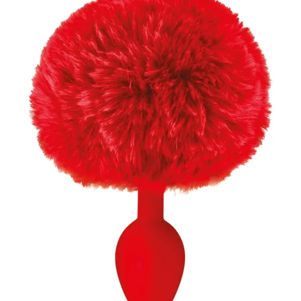 Plug queue de lapin – rouge