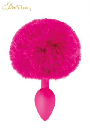 Plug queue de lapin – fuchsia - 94edenstreet.com - sexshop en ligne