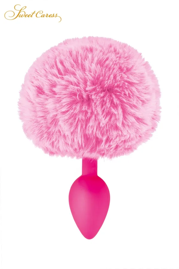 Plug queue de lapin – rose - 94edenstreet.com - sexshop en ligne