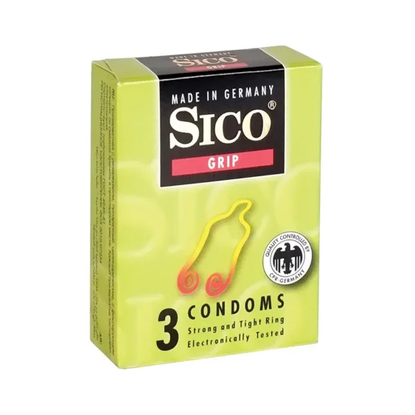 3 préservatifs Sico GRIP