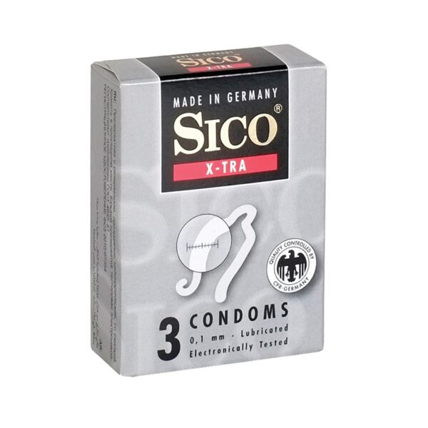 3 préservatifs Sico X-TRA