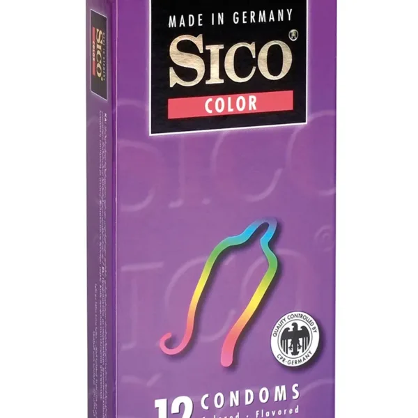 12 préservatifs Sico COLOUR