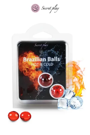 2 Brazillian balls effet chaud & froid - 94edenstreet.com - sexshop en ligne