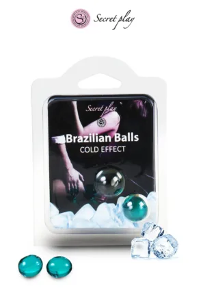 2 Brazilian Balls effet frais - 94edenstreet.com - sexshop en ligne