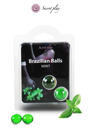 2 Brazilian balls – menthe - 94edenstreet.com - sexshop en ligne