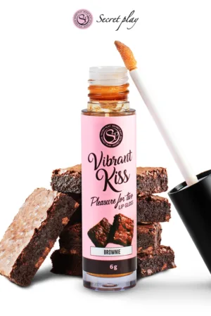 Brillant à lèvres stimulant – brownie - 94edenstreet.com - sexshop en ligne