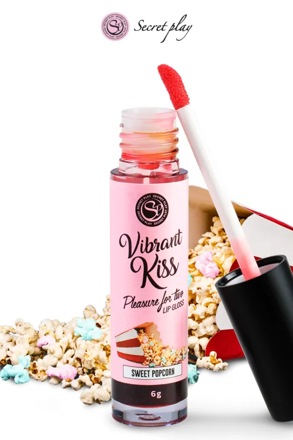 Brillant à lèvres stimulant – popcorn - 94edenstreet.com - sexshop en ligne