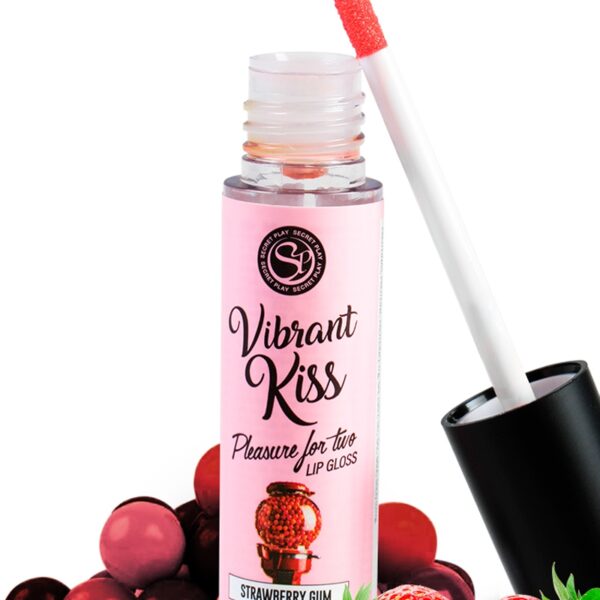 Brillant à lèvres stimulant – fraise bonbon