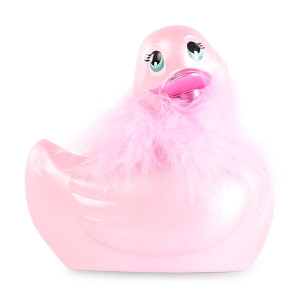 Mini canard vibrant Duckie Paris – rose