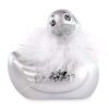 Mini canard vibrant Duckie Paris – argenté - 94edenstreet.com - sexshop en ligne
