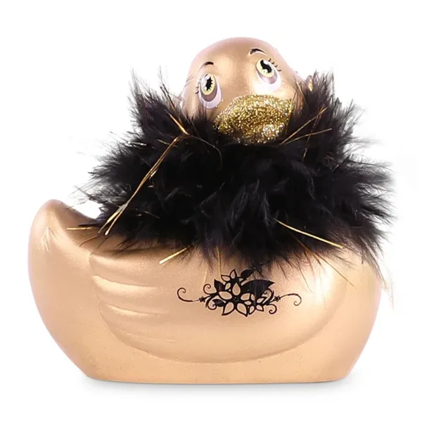 Mini canard vibrant Duckie Paris – doré
