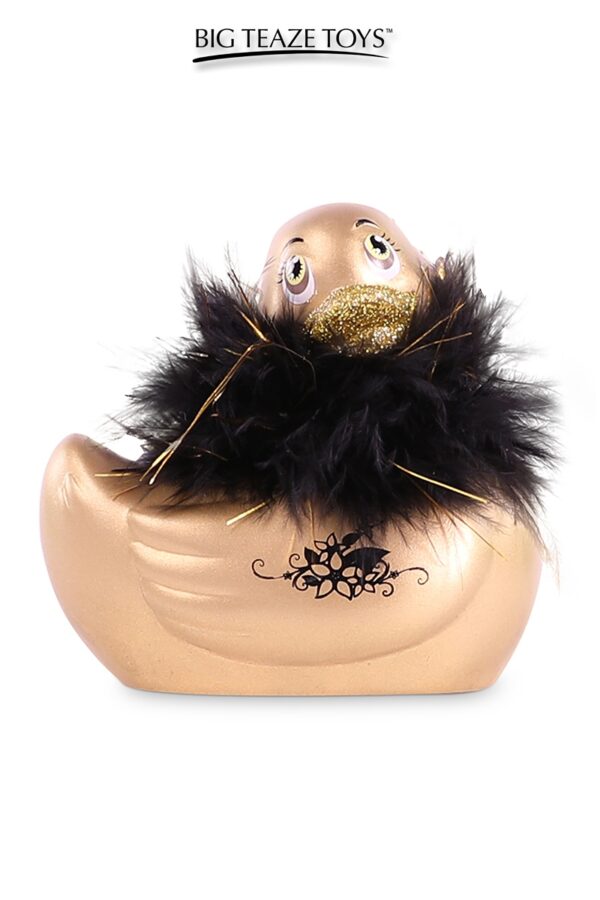 Mini canard vibrant Duckie Paris – doré - 94edenstreet.com - sexshop en ligne