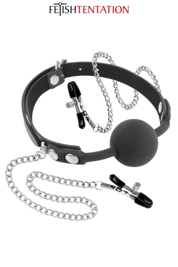 Baillon pinces à tétons – Fetish Tentation - 94edenstreet.com - sexshop en ligne