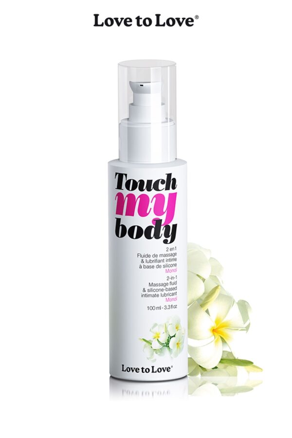 Fluide massage & lubrifiant – monoï - 94edenstreet.com - sexshop en ligne