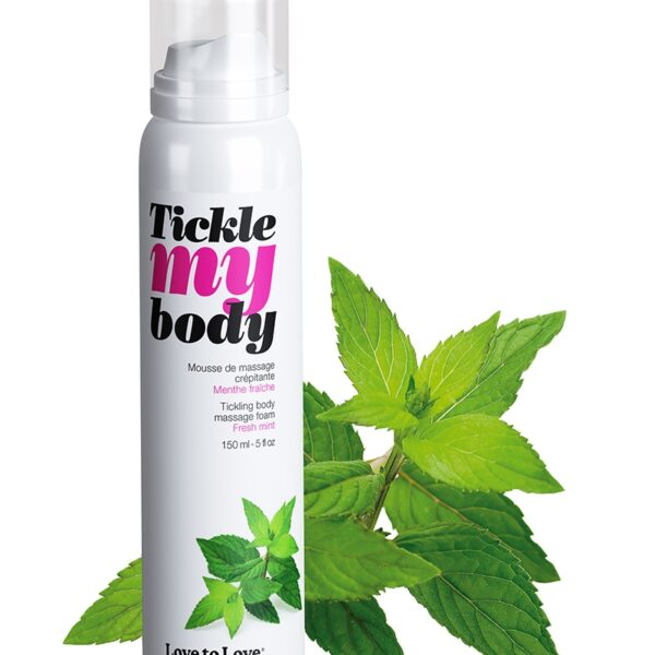Mousse massage crépitante – menthe