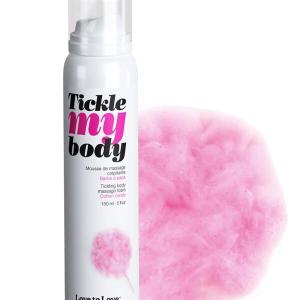 Mousse massage crépitante – barbe à papa