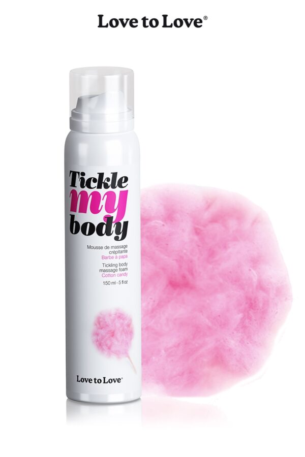 Mousse massage crépitante – barbe à papa - 94edenstreet.com - sexshop en ligne
