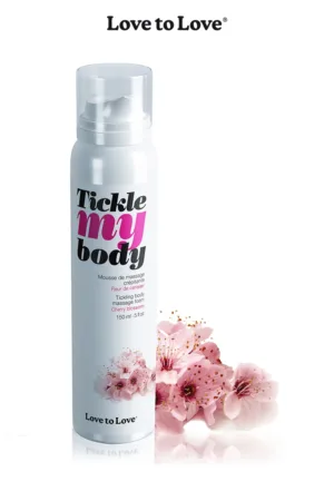 Mousse massage crépitante – cerisier - 94edenstreet.com - sexshop en ligne