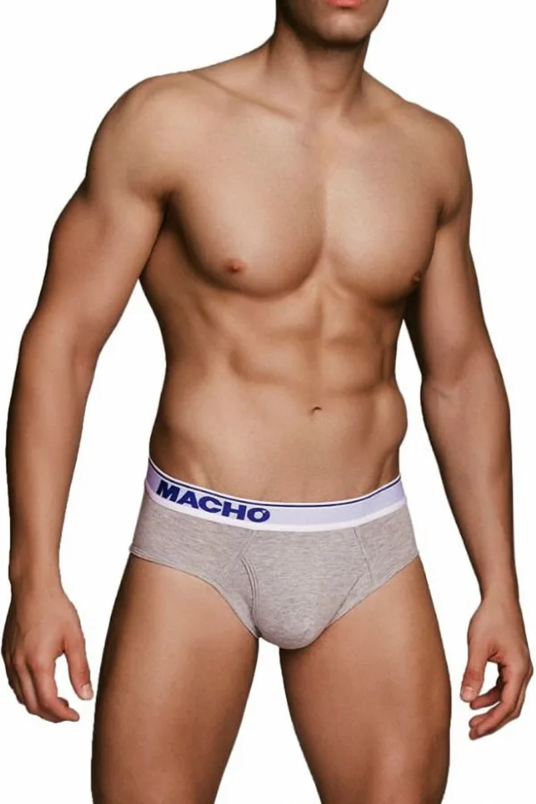 Slip MC088 gris - 94edenstreet.com - sexshop en ligne