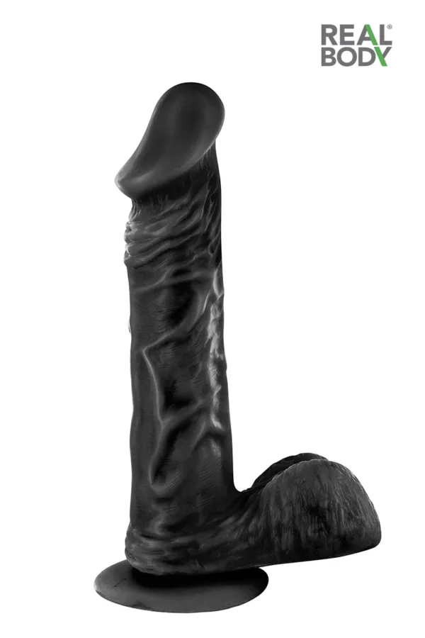 Gode réaliste 18 cm – Real Tony Noir - 94edenstreet.com - sexshop en ligne