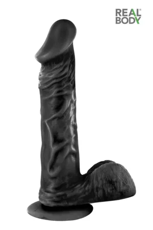 Gode réaliste 21 cm – Real Jayson Noir - 94edenstreet.com - sexshop en ligne