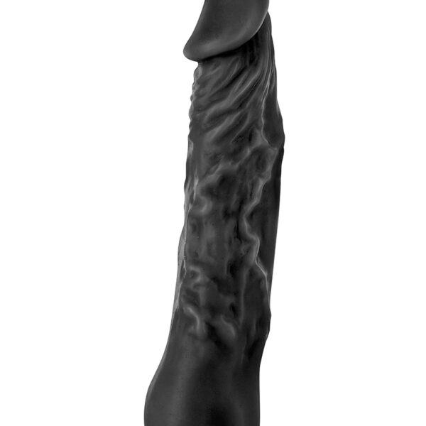 Gode réaliste 21 cm noir  – Real Justin