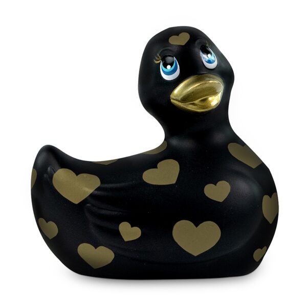 Mini canard vibrant Romance noir et or
