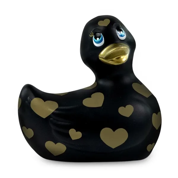 Mini canard vibrant Romance noir et or